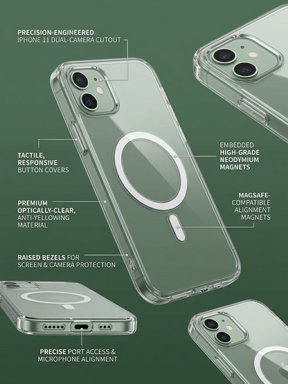 Iphone 11 CLEAR N52 MAGNETIC MAGSAFE CASE