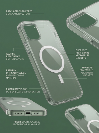 Iphone 12 CLEAR N52 MAGNETIC MAGSAFE CASE