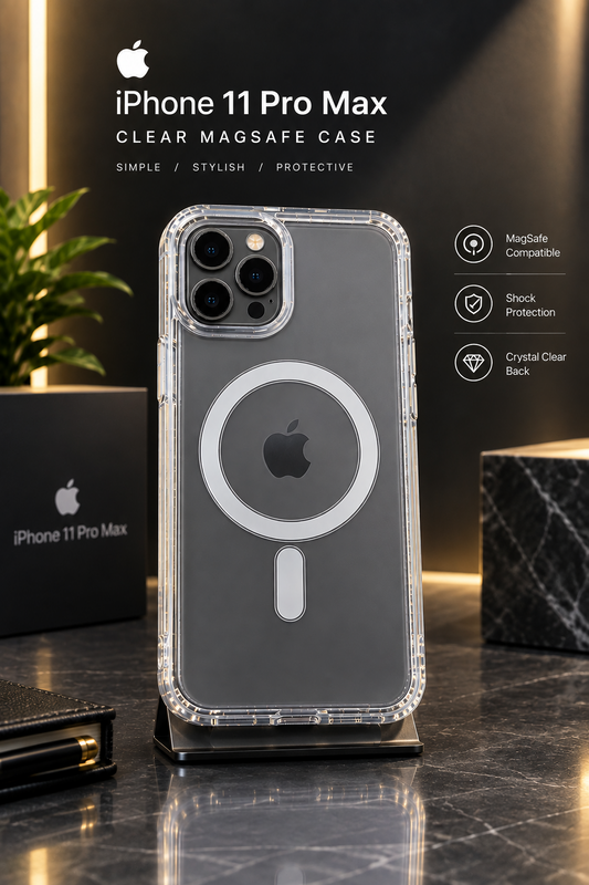 Iphone 11 pro max CLEAR N52 MAGNETIC MAGSAFE CASE