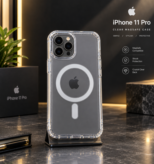 Iphone 11 pro CLEAR N52 MAGNETIC MAGSAFE CASE